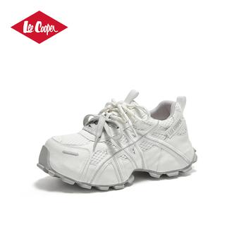 LEE COOPER时尚潮流包底老爹鞋女2026夏季新款百搭厚底增高休闲鞋主图