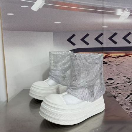8719-66新款2026圆头系带韩版简约休闲板鞋潮流百搭ins