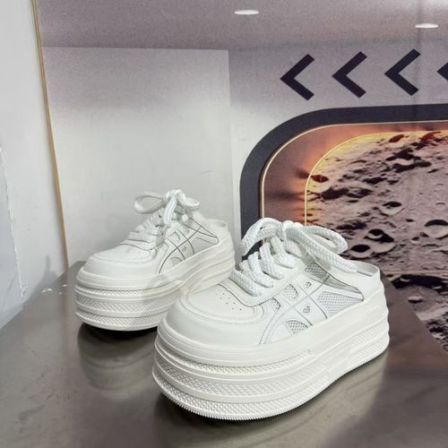8778-1新款2026圆头系带韩版简约休闲板鞋潮流百搭ins