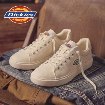 Dickies夏季新款低帮潮流百搭增高运动帆布鞋透气舒适时尚休闲鞋