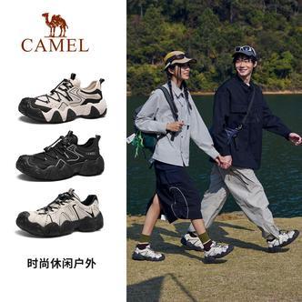 【骆驼云山】登山鞋2025夏季男女鞋新款户外徒步透气网面运动鞋丑萌