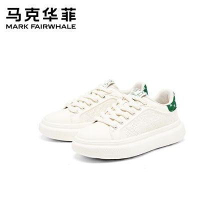 马克华菲男鞋2026夏季新款透气增高潮流板鞋男士时尚百搭休闲鞋