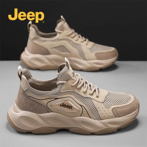 JEEP/吉普男鞋夏季新款百搭舒适软底时尚男士休闲鞋老爹鞋透气主图