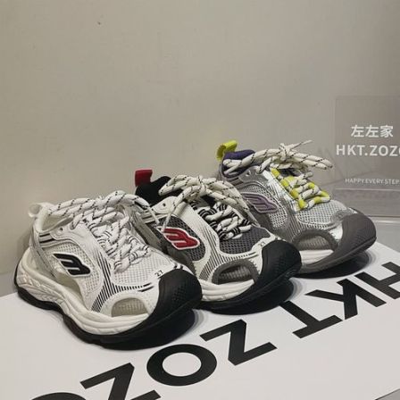左左家儿童时尚凉鞋2026夏季新款男女童百搭运动鞋轻便镂空老爹鞋