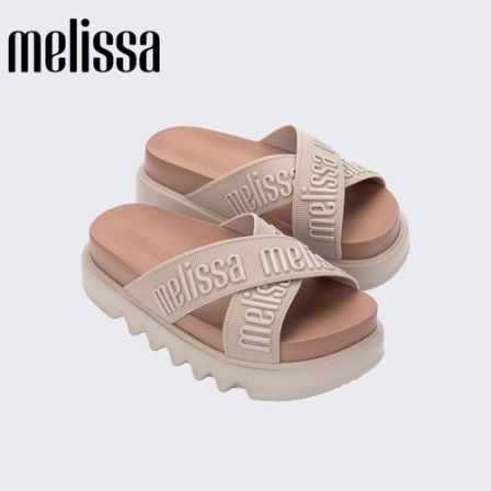 Melissa/梅丽莎26新款夏季女多巴胺配色时尚厚底交叉带拖鞋37368
