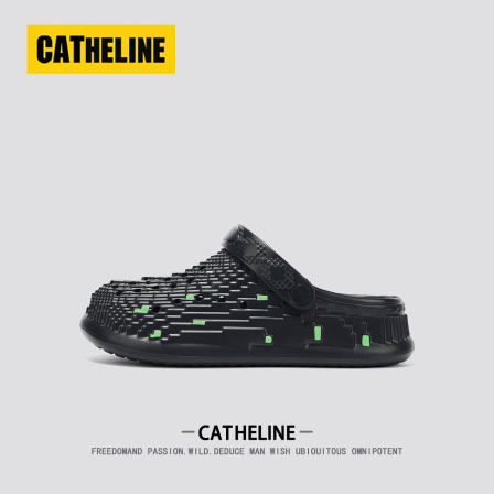 [高端潮牌]美国CAT.HELINE洞洞鞋男款夏季外穿运动开车包头沙滩鞋