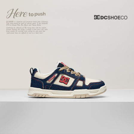 DCSHOES STAG 2026夏季新款复古牛仔板鞋低帮女鞋休闲鞋男女同款