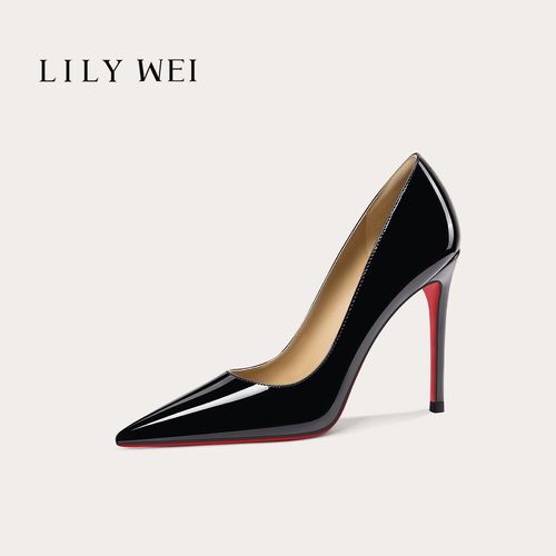 Lily Wei【午夜巴黎】红底高跟鞋26年新款通勤时尚浅口单鞋大码41主图