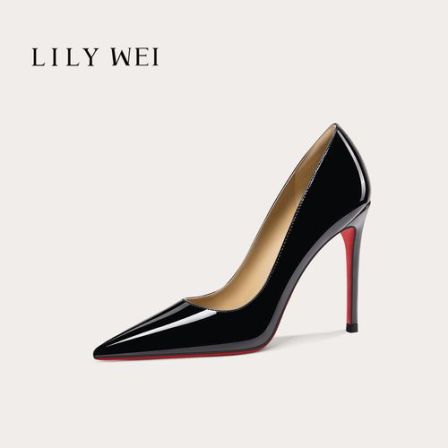 Lily Wei【午夜巴黎】红底高跟鞋26年新款通勤时尚浅口单鞋大码41