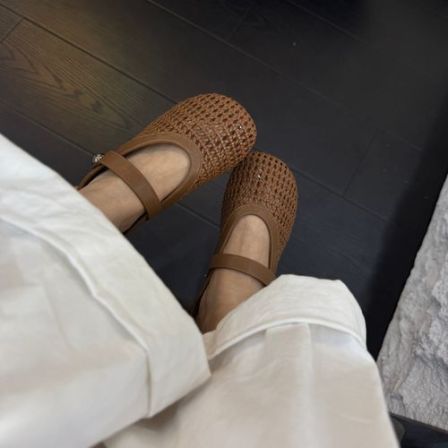 DAJINDM40-43新款镂空包头休闲女拖