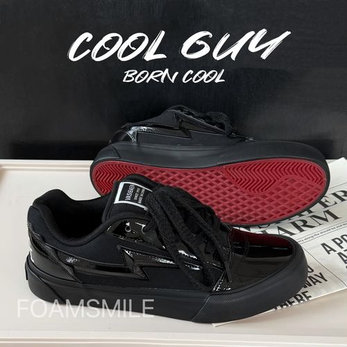  Foamsmile| 潮夏痞帅红鞋底酷街头男鞋运动小众面包板鞋滑板鞋主图