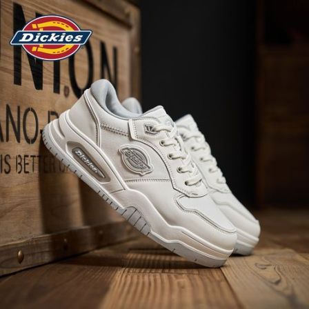 Dickies2026夏季新款透气舒适低帮休闲男鞋厚底增高潮流百搭板鞋