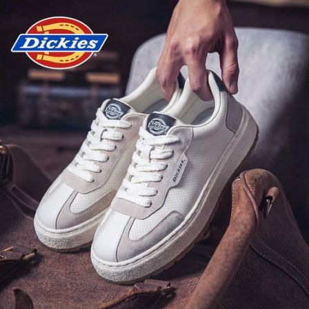 Dickies2026夏季新款透气休闲鞋男复古百搭德训鞋运动户外板鞋