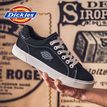 Dickies2026新款轻薄透气舒适低帮休闲鞋丹宁牛仔潮流百搭板鞋男