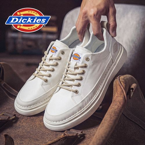 Dickies2026夏季透气舒适百搭复古板鞋新款低帮休闲鞋男士小白鞋主图