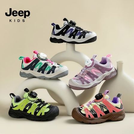 【若大王专属】Jeep吉普儿童运动鞋男童2025秋季新款防滑软底跑步鞋女宝宝登山鞋