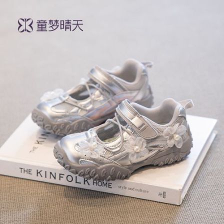 童梦晴天女童鞋子夏季新款薄款运动鞋儿童防滑透气板鞋女宝网鞋