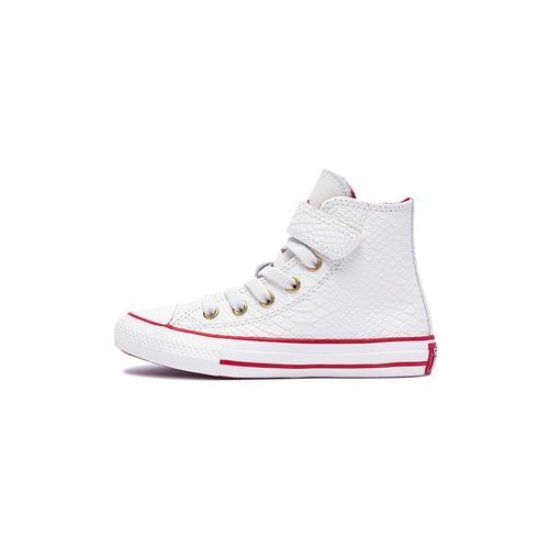 Converse匡威儿童帆布鞋白鞋子童鞋6-12岁运动高帮休闲鞋A13352C主图