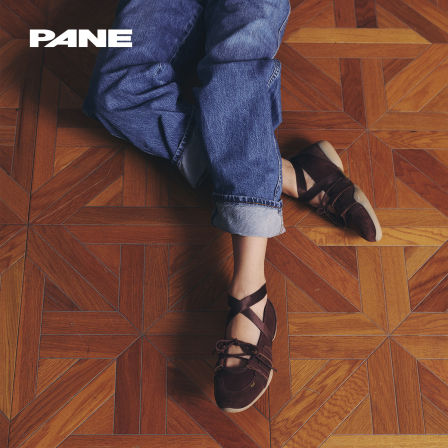 PANE-轻影系列-PLIÉ蓄力复古棕色芭蕾凉鞋子女运动休闲2026夏季