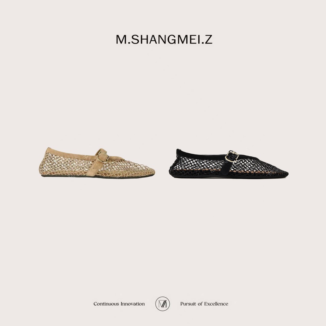 M.SHANGMEI.Z/沐熙美大哥时尚百搭镂空软底女士玛丽珍鞋子F04722主图