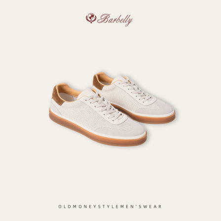Barbelly娜先生「洞洞德训」夏季真皮定制休闲德迅鞋XZ80867