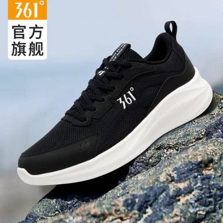 361°运动鞋男2026夏季新款网面透气男鞋软底轻便官方旗舰休闲跑鞋