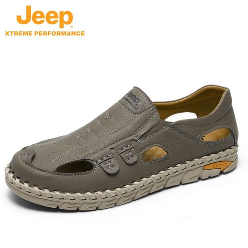 JEEP/吉普男士夏季厚底防滑透气外穿休闲沙滩凉鞋运动2026主图