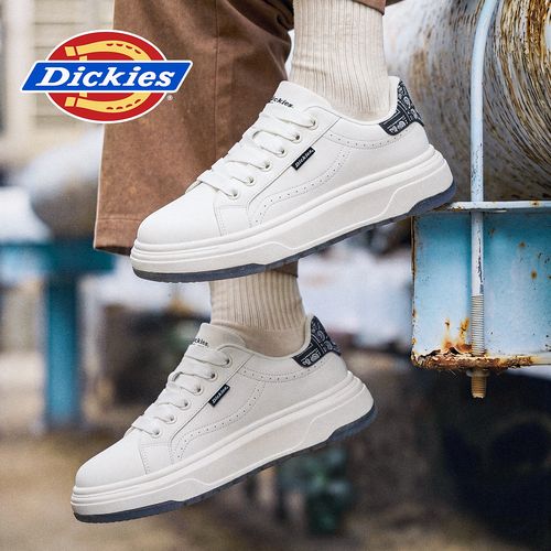 Dickies2026夏季透气舒适百搭男鞋低帮休闲鞋腰果花厚底增高板鞋主图