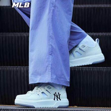 【520礼物】MLB官方男女同款镂空增高学长凉鞋26新款3ASDCL163（备）