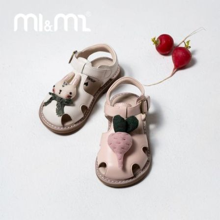 【专柜款】M1&M2夏季新款兔乐园凉鞋透气防滑舒适可爱防护女童