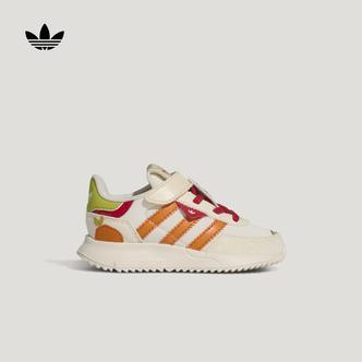 adidas阿迪达斯官方三叶草男女婴童魔术贴复古经典运动鞋 KI1511
