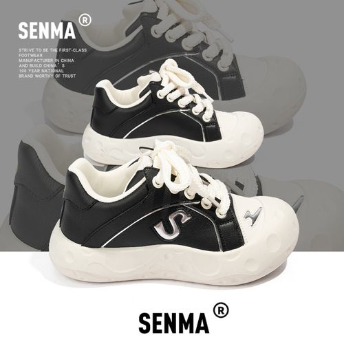 SENMA/森马增高面包鞋板鞋鞋子低帮休闲潮流时尚百搭潮鞋厚底ins主图