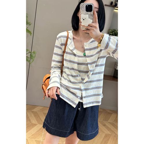 夏季内里蓝咖吊带时尚百搭休闲两件套6-5-13主图