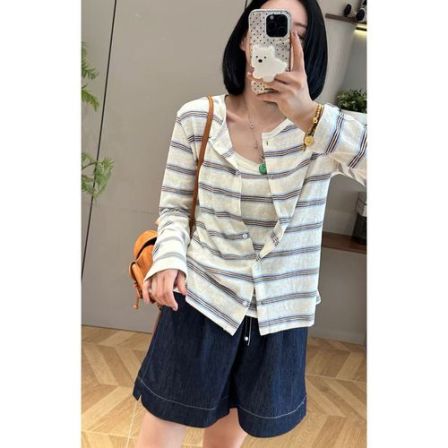 夏季内里蓝咖吊带时尚百搭休闲两件套6-5-13
