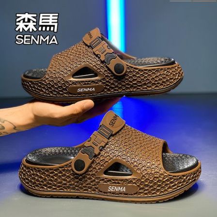 森马拖鞋男士夏季网红防滑男鞋透气户外运动涉水沙滩开车一字拖鞋