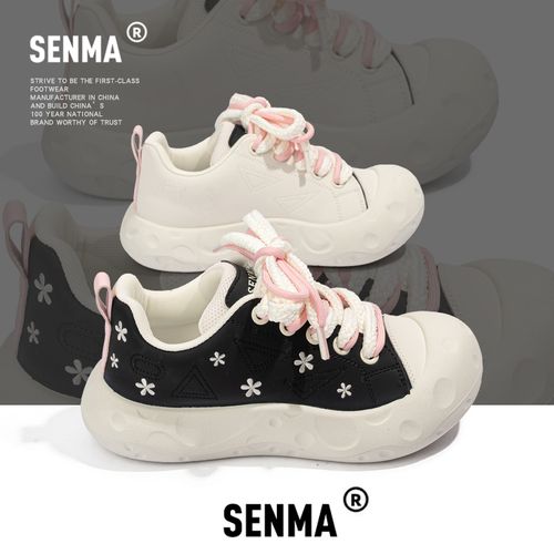 SENMA/森马春季新款网红休闲情侣百搭板鞋学生增高厚底低帮运动鞋主图