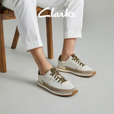 【预售】Clarks其乐艺动系列老钱风男鞋夹心软底休闲阿甘运动鞋低帮