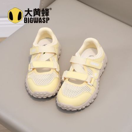 大黄蜂儿童鞋子凉鞋男女童2026夏季新款网面透气休闲跑步鞋潮
