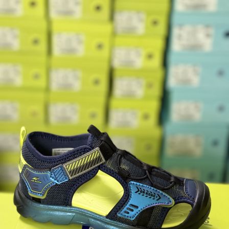 江博士专柜正品2025夏男童鞋包头轻便全接触凉鞋机能鞋S10A2087AM