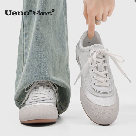 UENO"planet"复古德训鞋男女夏季轻质软底休闲时尚百搭透气滑板鞋
