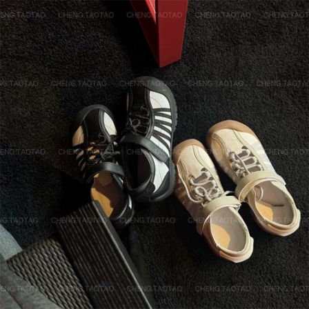 【程淘淘】漫迹者丨丑萌德训鞋女夏季镂空透气百搭运动休闲玛丽珍鞋