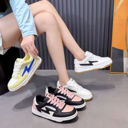 德训鞋女夏季新款百搭轻便休闲鞋子增高平底软底板鞋女休闲女鞋