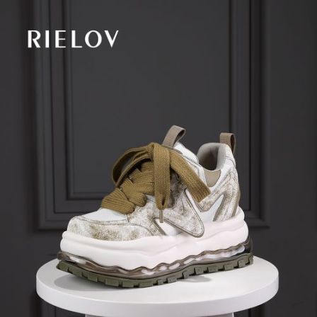 【RIELOV】增高7-9.5cm时尚潮流百搭女士休闲鞋18886