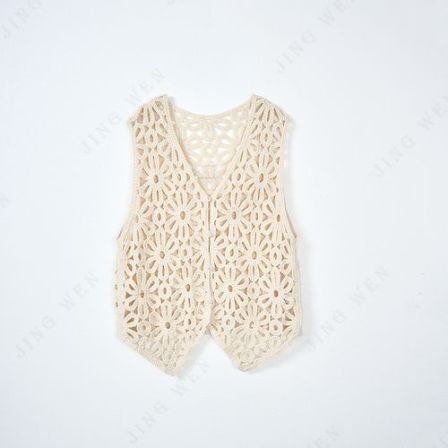 JW/静稳2026新款时尚休闲女款无袖减龄个性马甲6660359