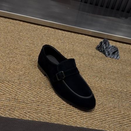 男士透气增高一脚蹬休闲乐福皮鞋老钱风百搭