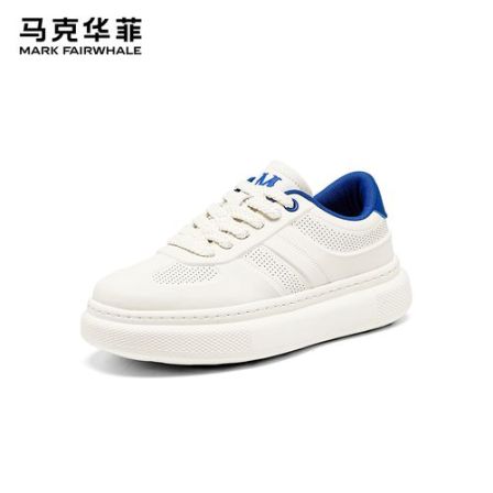 马克华菲2026年男鞋夏季透气增高小白鞋休闲时尚板鞋低帮鞋子男鞋