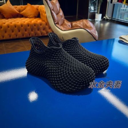 水金夫妻 夏季男士潮流时尚个性高端运动透气蜂窝立体休闲鞋 2509