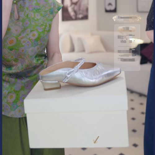 潮石女鞋 时尚包头粗跟半拖 TW7PX4255主图