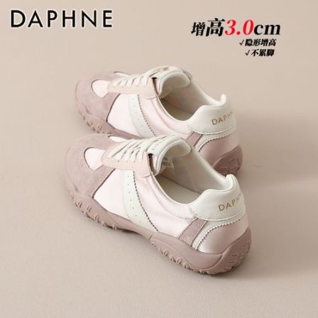 达芙妮软底德训鞋女款2026秋季新款轻便时尚休闲鞋百搭阿甘运动鞋