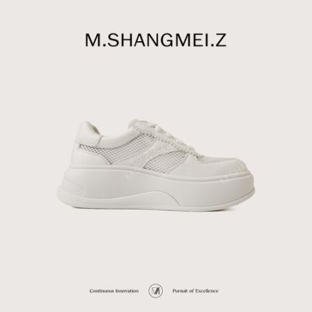 M.SHANGMEI.Z/沐熙美大哥透气百搭时尚潮流厚底增高休闲鞋F04761